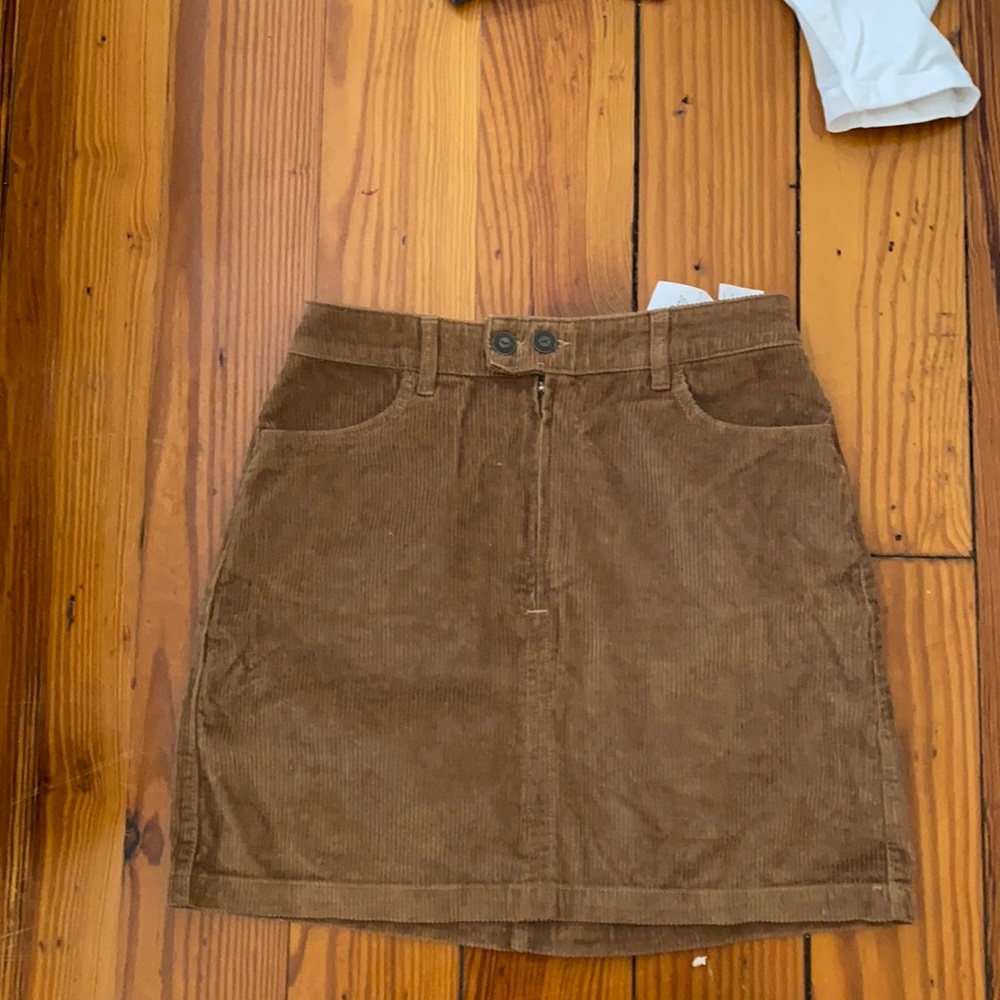Hollister corduroy skirt